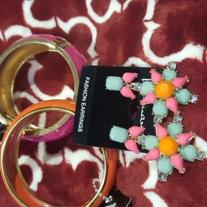 Bangles & earrings